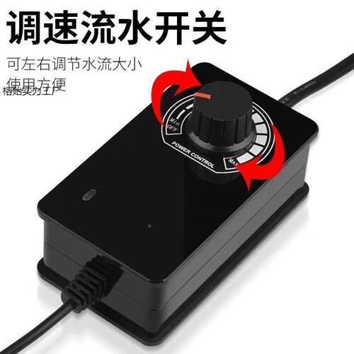 微型无水泵开槽机割机水钻切开孔鱼缸抽潜561水泵直刷流12V小水供