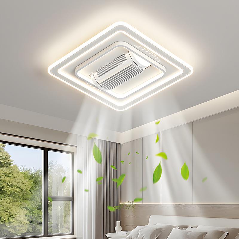 5客厅无叶风扇灯现代简约大厅主灯22新款护12吊眼卧室灯0餐厅扇灯