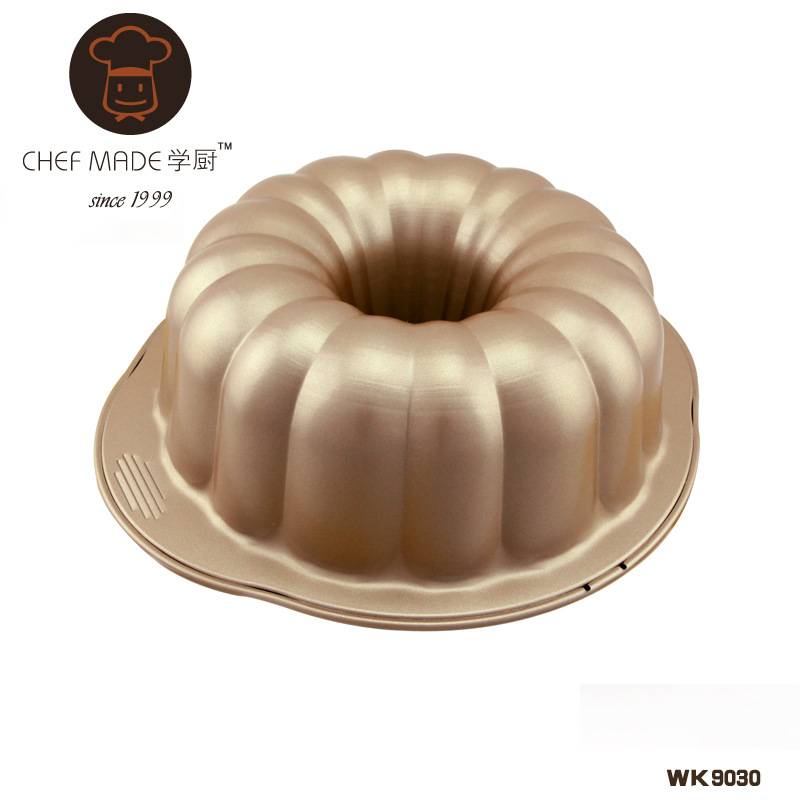 chefmade学厨重型钢烘焙模具10寸不粘南瓜形蛋糕模 烤盘WK9030