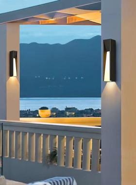 户外壁两灯防水别墅灯灯庭636A院门侧大壁灯简约长条壁外墙灯花园