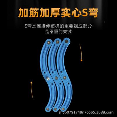 隐形别多功能室内墅子阁伸缩楼梯楼梯升降复REV式拉伸简易折叠