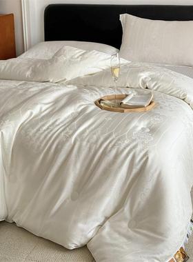 2025羊新款80支丝棉绒大豆春秋被芯超亲冬被19591天肤柔软冬天保