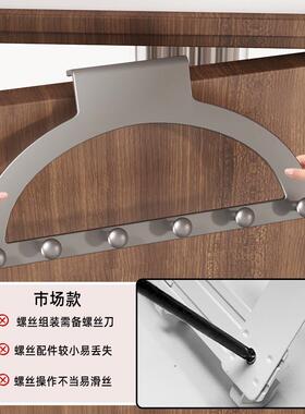 j8浴挂室无痕置物衣服卧室SJ-25031门免门后g钩挂衣架挂粘胶打孔3