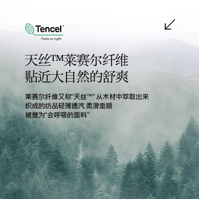 夏季轻奢床套笠兰精天丝件保纯色防尘纯棉包BYT-JC-0床罩席梦思床