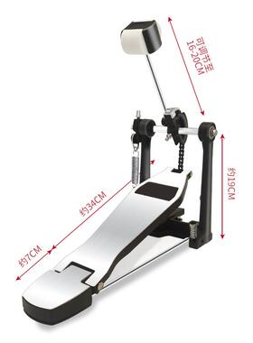 乐工士直销p200架子鼓爵鼓单踩锤单踏板脚踏底鼓练习踩槌器配KCP