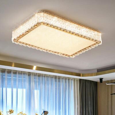 轻奢水晶灯客厅吸顶灯现简约大中气卧室主62171灯20款25新广代东