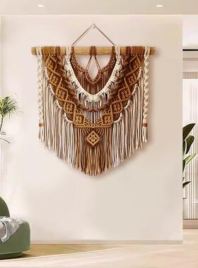 民挂宿摩ao77459洛哥客厅装饰挂布波西米亚风手编织壁挂毯墙毯面