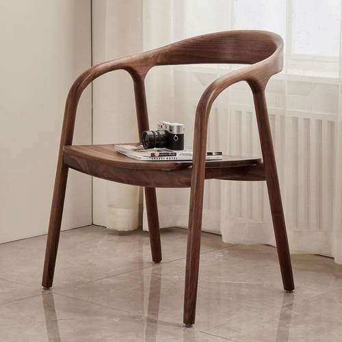 无辅材长北黑胡桃餐全AJE实木方形家用桌椅组合假美一赔三现货包