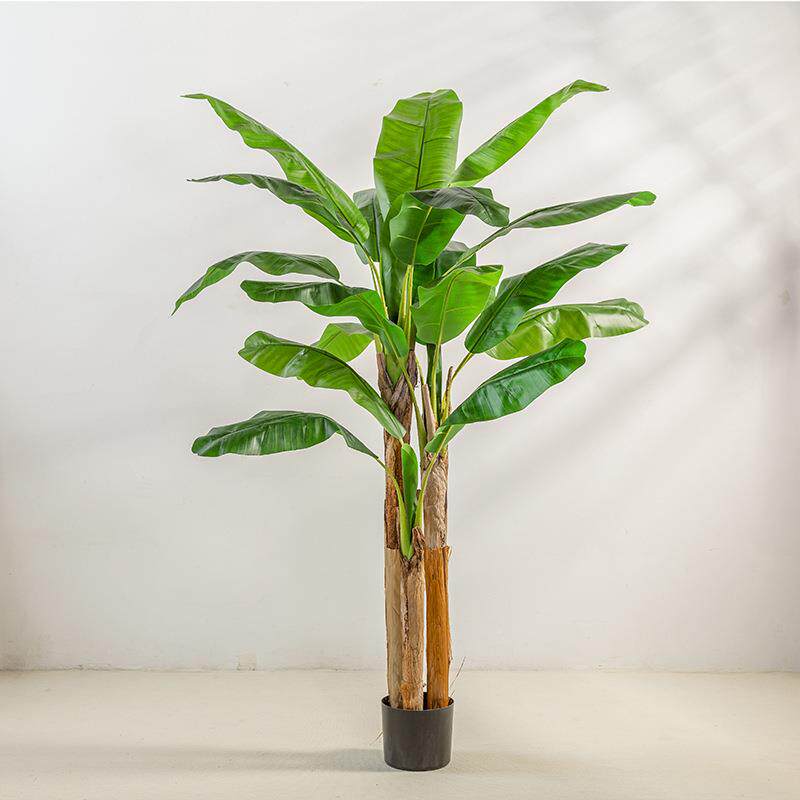 树热销仿芭蕉盆栽蕉大型造芭蕉树系景家居真装饰假香树绿植物落地