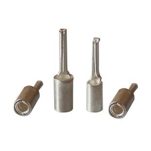 2针裸端头插针鼻铜线耳 2紫1.5 厂家销JZ4式 3船用接线直子JZJZ1