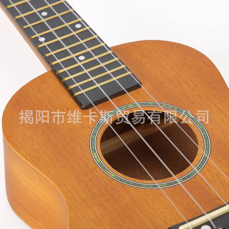 23寸尤克里里桃花芯ukulele 夏威夷四弦琴小吉他简单易学入门乐器