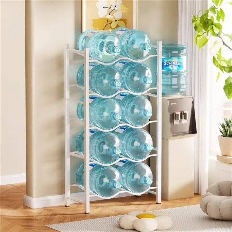 水桶置物架家用落地多层纯净水桶放置架I子加厚办公室饮水机桶架