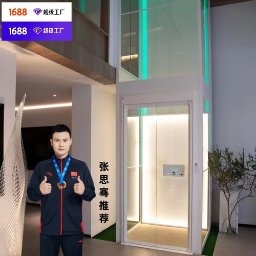 阁楼家用电梯厂家供应二三四层小型复式别墅无地坑多层