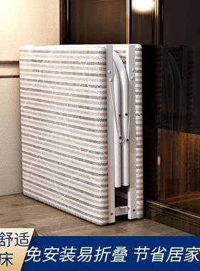 折双床简叠易单人床人加床家用陪午休小床铁出租屋儿童UNG成人午