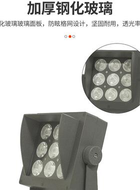 工防亮化ED投L光灯RKL-TGDY-G程BW投光灯IP66水聚光灯户外景区夜