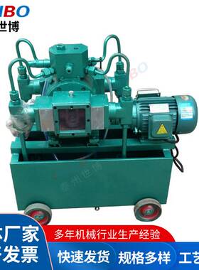 电动试压泵4DSY-165/6.3 高压小型便捷式管道测试水管打压机