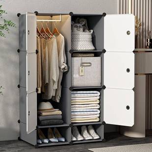 盘收纳箱MTYG-511塑料组装简易拼接衣柜物整服理盒出衣租屋小型衣