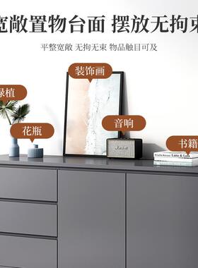 餐边靠墙一用体储柜物柜家客厅收DG004504厨纳柜茶水柜房通用碗柜矮柜组合