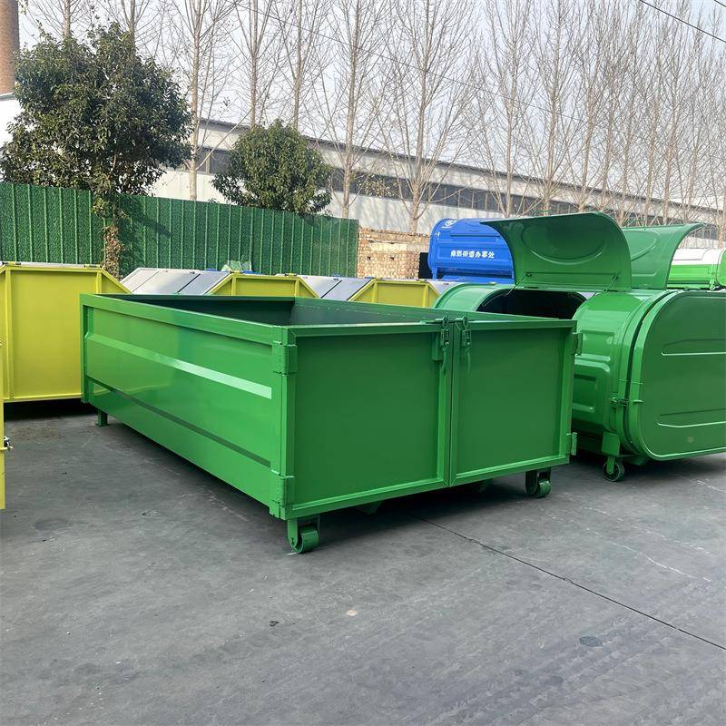 加厚材质建筑式垃圾箱圾分类收集箱垃可卸带329垃圾收轮纳箱