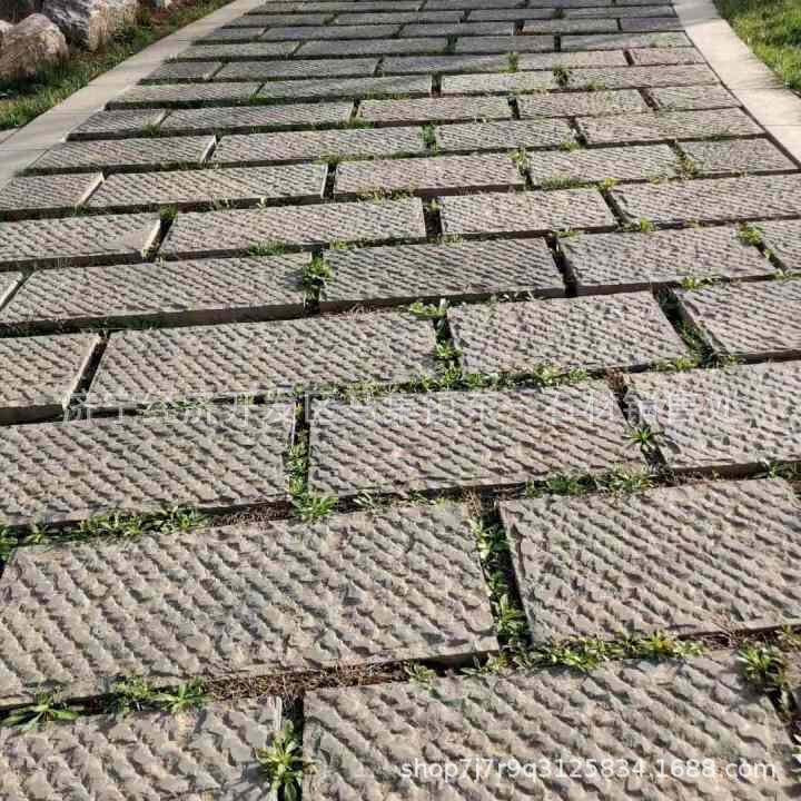 现货自然面青石板地砖 机切面户外庭院工程石板 铺路地砖青石板