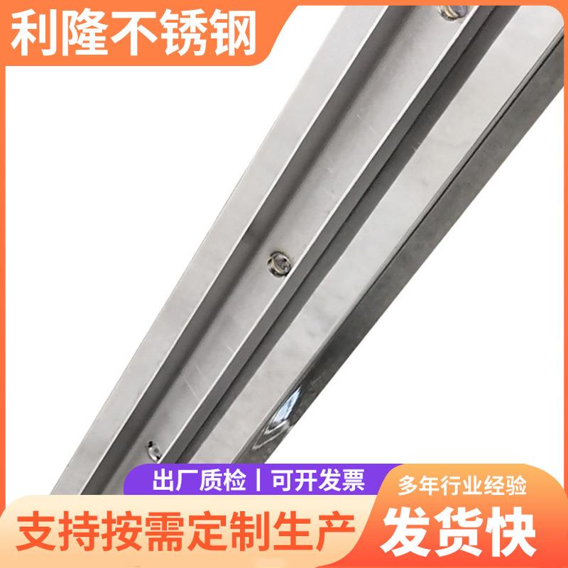 304UVC不锈钢立柱工程楼梯扶杆扶栏阳台扁管手不锈栏钢玻璃立柱