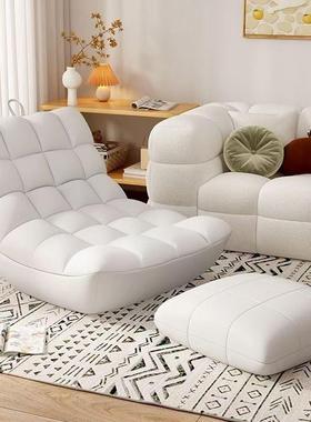 毛毛虫懒人沙发人躺可睡卧室单小沙发躺UOB椅榻榻米阳台可休闲龙