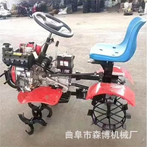 农大照明款油大直XNC连微耕机用旋耕松土开沟机水田轮柴胎耕地犁