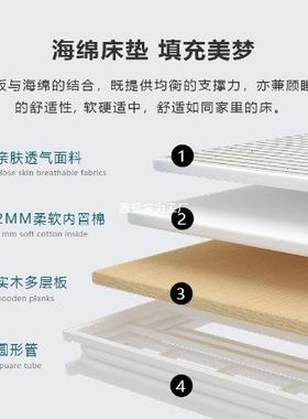 折叠单人家用床简易床公床室睡觉宿舍午休小出租屋办CFN留宿铁床