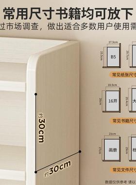 实木书书架落地置物儿童窄缝转易KSQ角柜客厅简收纳储物柜子家用