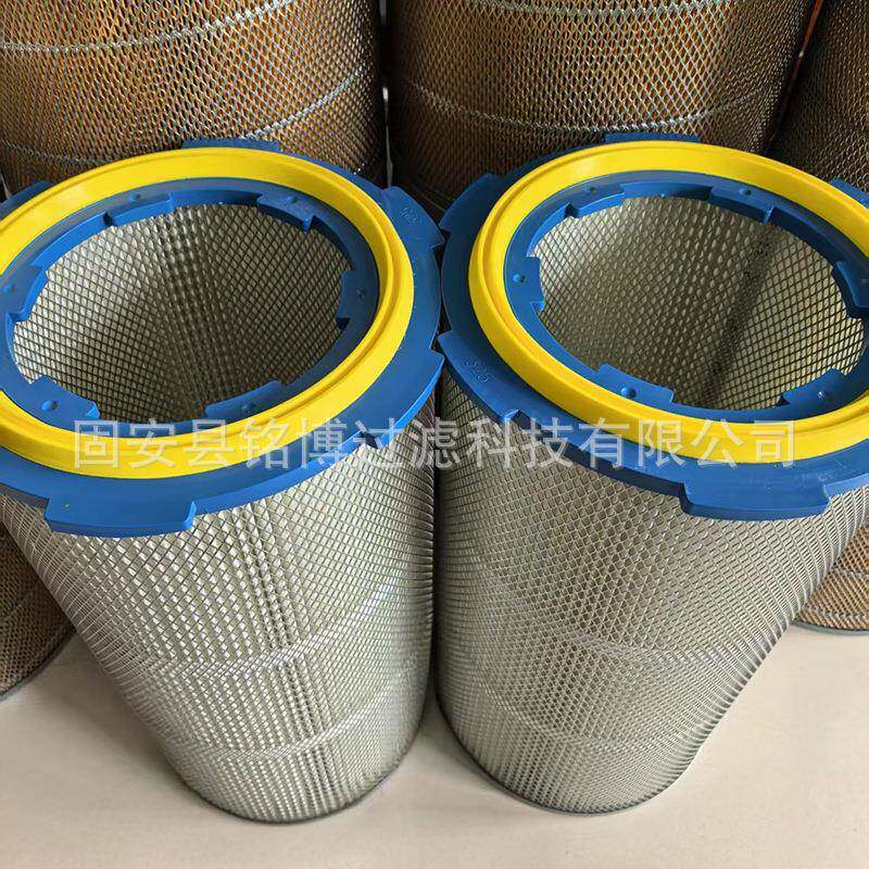 六耳除尘滤筒工业尘器滤芯除QME气除尘折叠滤筒拆六耳快空除尘滤