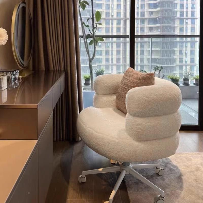 卧电室BOBO脑靠椅家用梳妆台凳子可女生爱IXT背升降化妆椅单人休