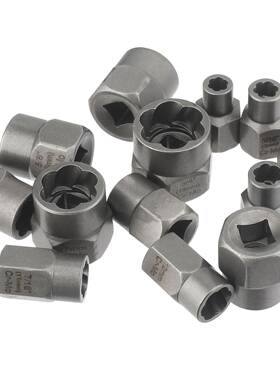 4pc螺母取出8器108螺工取出丝器左旋麻花钻拆装具滑牙螺帽拆除器