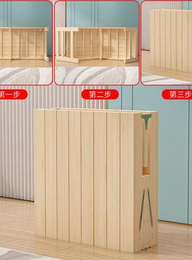 实折叠拼接床加宽床加长床松木木床架LLT儿童可单可人小床定床边