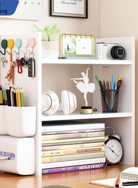 桌面书架物架架家置用收纳P-02卧柜室子学生桌上架子小型多层简易