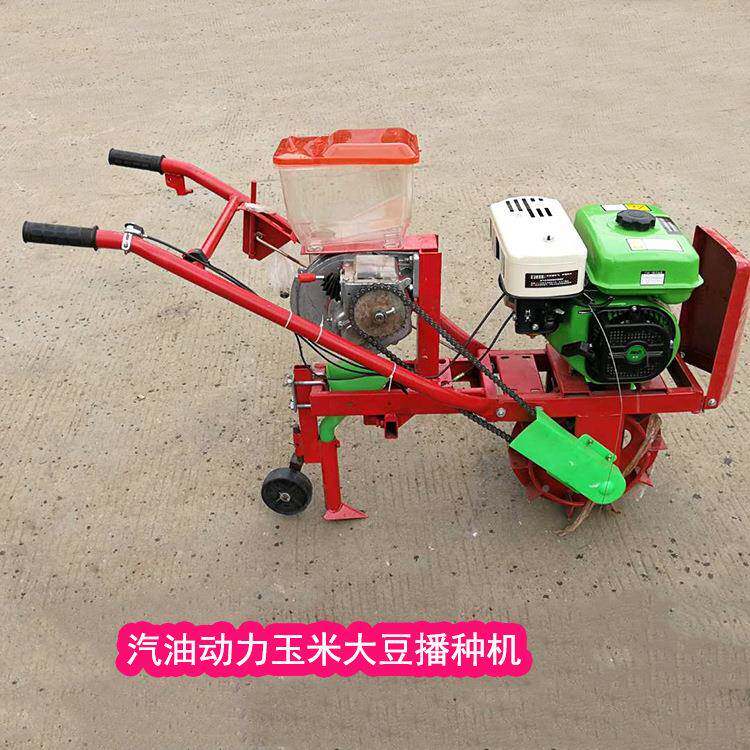 行手推36式玉单米播种机播手施肥机黑豆种机施肥机手推推施肥机