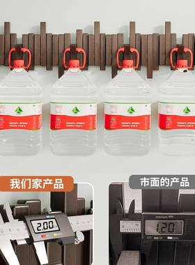 钢琴键挂衣架实进木墙上壁挂免钩卧后OIT室玄关入户门置物打孔衣