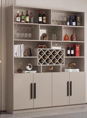 轻奢现书柜玻璃门客物DFO厅落地一体整面墙置柜代简书房约书橱储