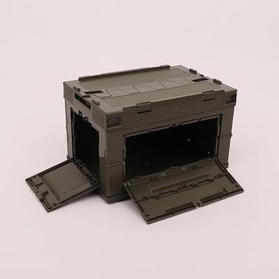 侧开门折叠IGR箱外露营塑理收纳箱车载整塑料户箱带盖侧开胶折叠