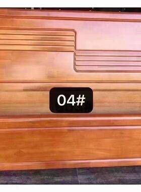 实木大床现代简约出租床房1工程定单床.51.8胶OUL木童床1.2实橡木