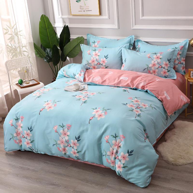 全棉被套10％纯单被牧笛缘-0套单件棉双人加大被0人罩三学生被套