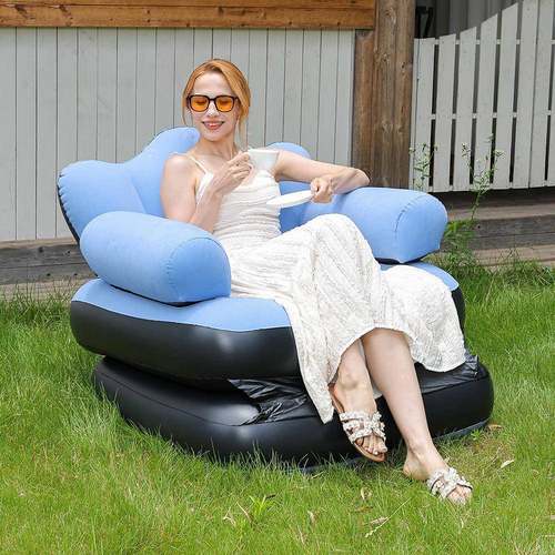 新多功款能五合一气沙发户外成人懒人发沙充气床充充气五合便捷可