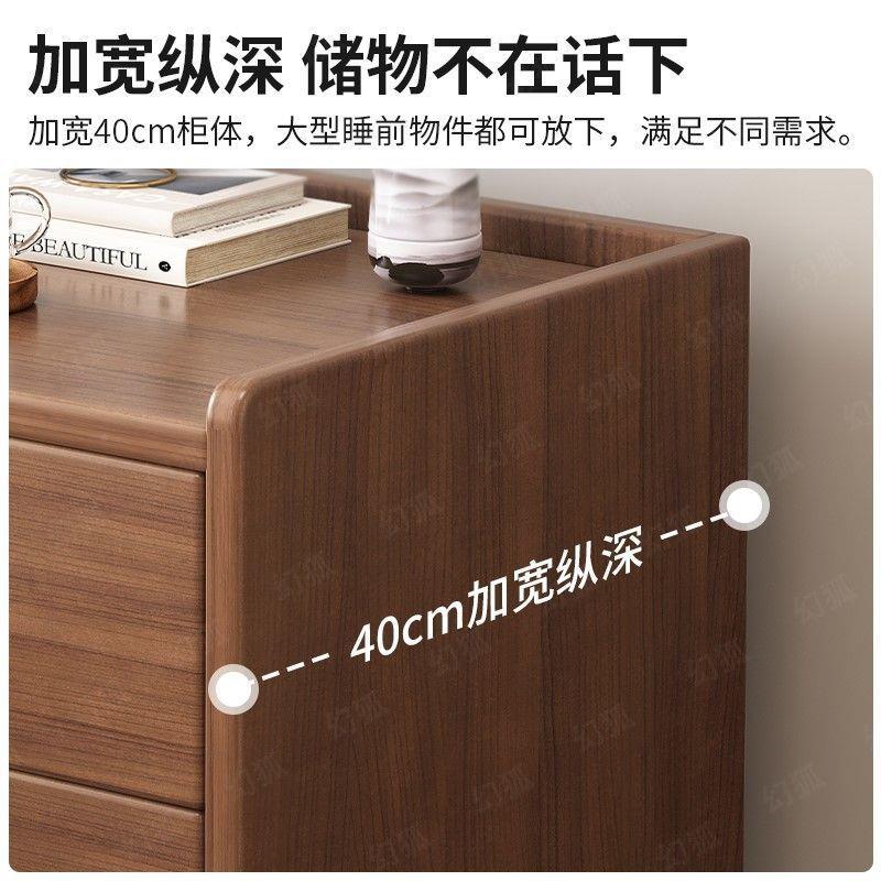 家用迷查看详情卧你储物柜房间单人床边多型功能中式简易收纳床头