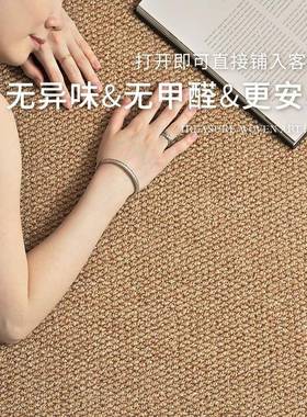 仿剑麻地毯客厅耐脏打新款猫中古风卧易室防抓地fjm11625理垫防滑