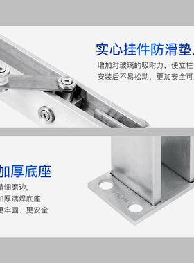 不304锈钢栏杆立柱手/别墅阳楼梯扶手配件MDA/简约楼梯台扶立柱