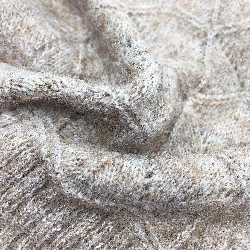 15支羊毛力磨毛纱色纺花式弹线538%纱腈纶5%羊RFF毛3%氨纶4%再生