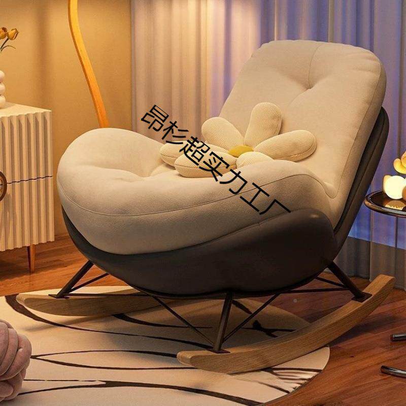 懒UTI休人鹅沙发大人躺椅成人厅单人阳台客家用闲卧室舒适加厚企