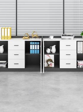 矮YFM柜会议茶水柜公办文公室办柜子件柜隔断柜带锁储物室柜打印