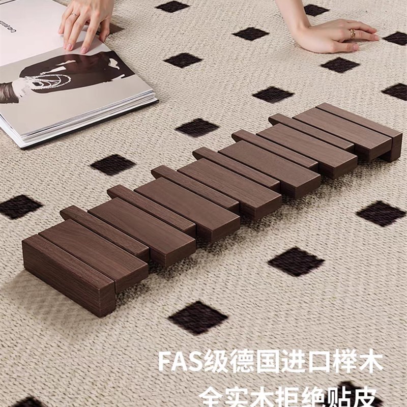 挂衣架钢琴键挂衣钩实木衣帽钩入户进门玄关门后挂钩墙壁挂架