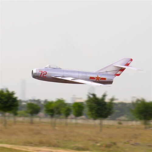 歼二 米格-15 30mm 1s涵道 3通道空O心杯固定翼拼装航模飞机