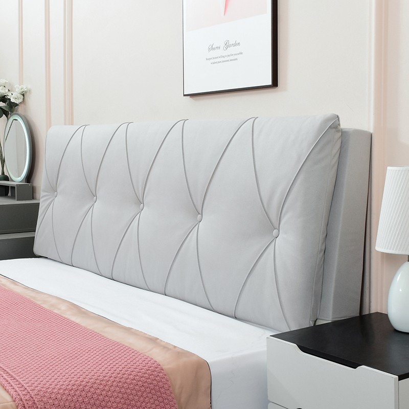 海绵加厚床头套软包全包木床头床头罩套2021年新款欧式靠垫靠背罩